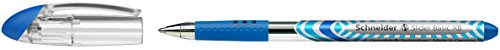 Schneider 151203 artículos de escritura bolígrafo Slider Basic, modelo de tapa, XB, azul, color barril transparente, 1 pieza