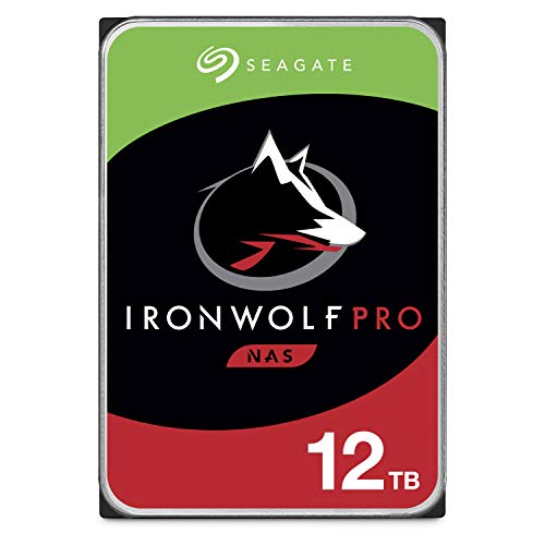 Seagate IronWolf Pro 12TB NAS Internal Hard Drive HDD – Inch SATA 6Gb/s 7200 RPM 256MB Cache for RAID Network Attached Storage Data Recovery Service – Frustration Free Packaging