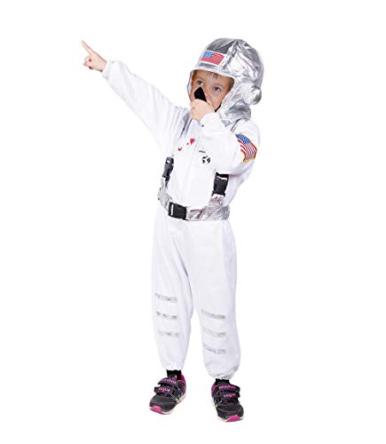 Seruna Disfraz de astronauta F136 116-122 para niños, espacial del mundo espacial, disfraz de carnaval para niños pequeños