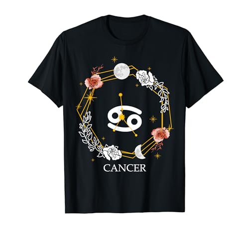 Signo de constelación de cáncer Símbolo del zodiaco Astrología Camiseta