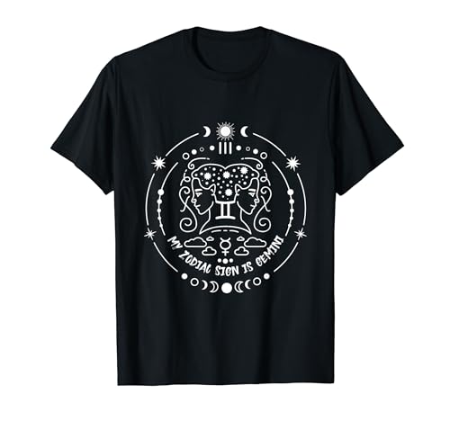 Signo zodiacal símbolo astrológico Zodiaco Géminis Camiseta