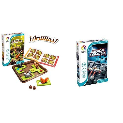 Smart Games Ardillas (1) + Misión Espacial, Multicolor (Sg426Es)