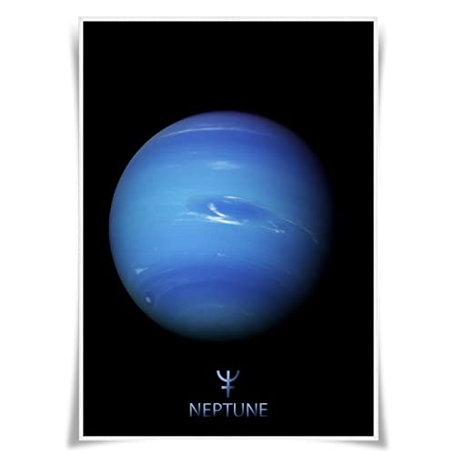 Solar System Planets A3 Poster Mars Jupiter HD Prints Universo Espacio Decoración del Hogar (Neptune)