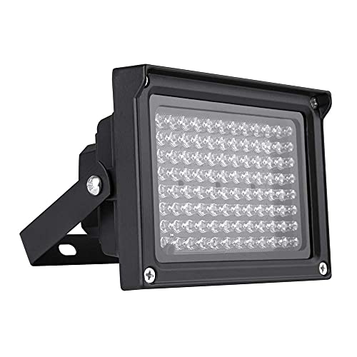Splenssy 96 LEDS IR Illuminator 850nm Array Lámparas Infrarrojo Con Sensor 12v Visión Nocturna Al Aire Libre Impermeable Para Cámara De Seguridad CCTV