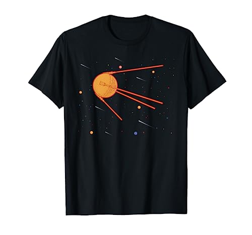Sputnik Espacial Soviética UdSSR Unión Soviética Camiseta