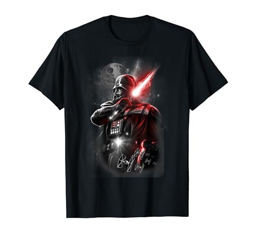 Star Wars Darth Vader Lightsaber Portrait Camiseta