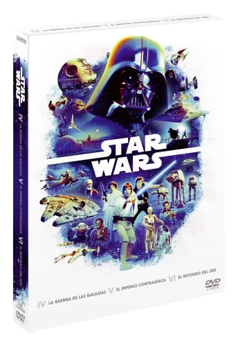 Star Wars Episodios 4-6 (DVD) (Ediciones remasterizadas): La Guerra de las Galaxias, El Imperio Contraataca, El Retorno del Jedi