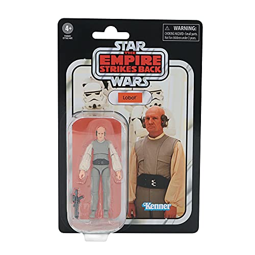 Star Wars Hasbro colección Vintage Imperio contraataca - Figura de Lobot a Escala de 9,5 cm - Edad: 4+, F4462