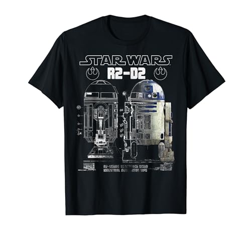 Star Wars R2-D2 Astromech Droid Schematic Camiseta