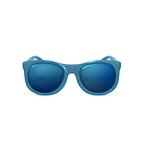 Suavinex, Gafas de Sol para Niños de 2 a 3 Años, Polarizadas, con Filtro UV 400, 100% Protección Rayos UVA y UVB, con Funda y Cinta de Sujeción Incluidas, Color Blue