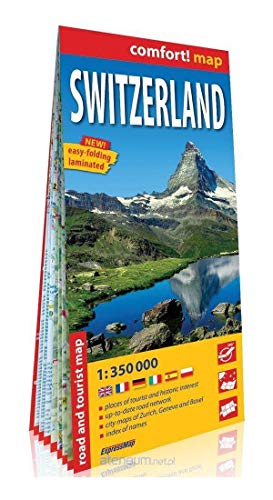 Suiza 1: 300.000 plastificado (Carte Laminée Routière et Tour)