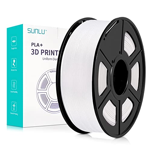SUNLU Filamento PLA Plus para impresora 3D, filamento PLA Plus de 0.069 pulgadas, filamento 3D mejorado de dureza compatible con impresoras 3D FDM, precisión dimensional +/- 0.02 mm, carrete de 2.2