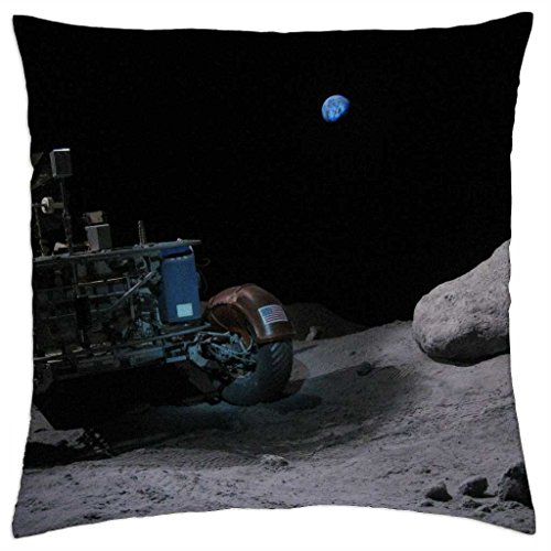 Superficie Lunar maqueta - Funda de cojín (18