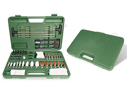 SUTTER Amplio Kit de Limpieza de Armas Universal Premium, Set de Limpieza para Pistola, Accesorios para el Cuidado y la Limpieza de Armas de Calibre