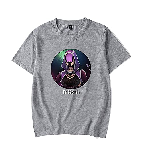Swdan Camiseta Unisex, Mass Effect Andromeda Misión Waypoint T-Shirt Hombre,Disfraz De Cosplay para Mujer Y Hombre Camiseta De Juego