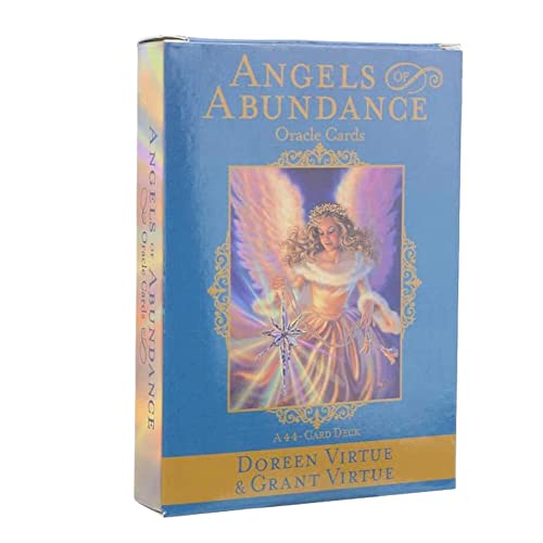 Tarot Cards Deck,Oracle Cards Deck,Angels of Abundance Oracle Cards Divination Fortunetelling Card Deck Saint Spirit Deck Cards Tarot Cards for Family Entertainment
