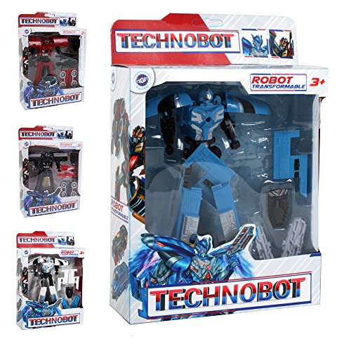 Technobot - Robot Transformable Tren - Robot - 088354 - Modelo Aleatorio - Control Remoto Infrarrojo - Juguete Infantil - Cumpleaños - A Partir de 3 años