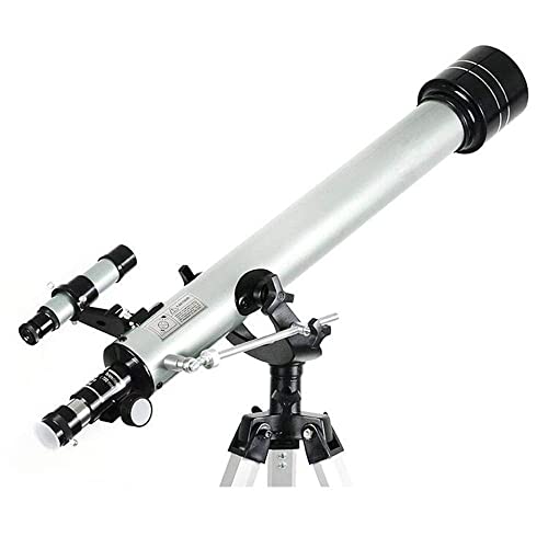 Telescopio astronómico, telescopio de 700/60 mm para niños y Principiantes en astronomía, con trípode liviano para Viajes/conciertos/Deportes/al Aire Libre