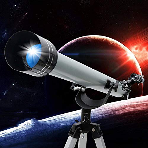 Telescopio de Viaje para observación de Estrellas para Adultos, telescopio para Principiantes en astronomía, telescopios refractores de Apertura de 70 mm, trípode y buscador, telescopio portátil