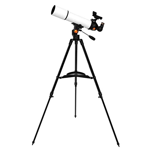 Telescopio para astronomía - Portátil y Potente, fácil de Montar y Usar - Ideal para niños y Adultos Principiantes - Telescopio astronómico para la Luna, los Planetas y la observación de Estrella