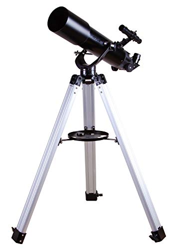 Telescopio Refractor Levenhuk Skyline Base 80T de 80 mm para Observar la Luna y los Planetas del Sistema Solar