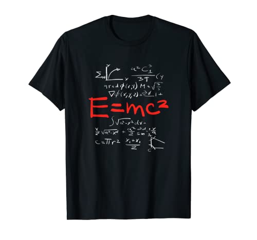 Teoría de la relatividad E = ecuación de la teoría mc2 E=mc2 Camiseta