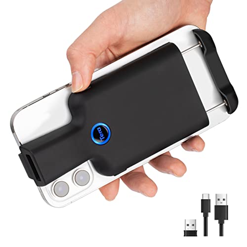Tera Escáner de código de Barras inalámbrico portátil con Bluetooth 1D 2D QR Lector de códigos de Barras con escáner de Imagen para Smartphone, Compatible con Android y iOS, Modelo 0012