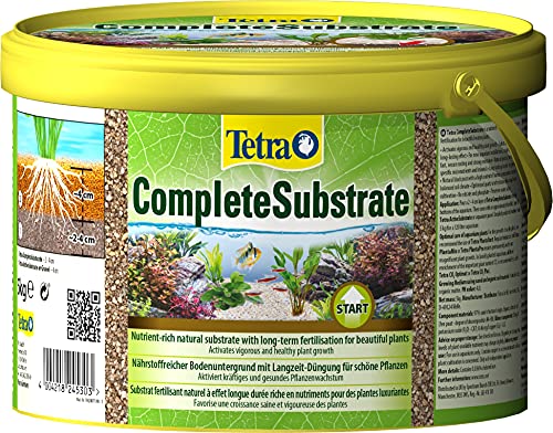 Tetra CompleteSubstrate 5 kg - Sustrato rico en nutrientes con fertilizante de liberación lenta para unas plantas hermosas