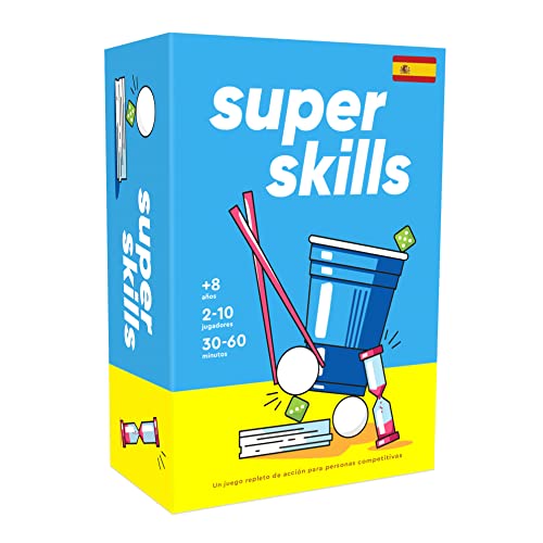 The World Game | Super Skills - Juego de Mesa Divertido Lleno de Acción para Niños y Adultos Todas Las Edades - En Español