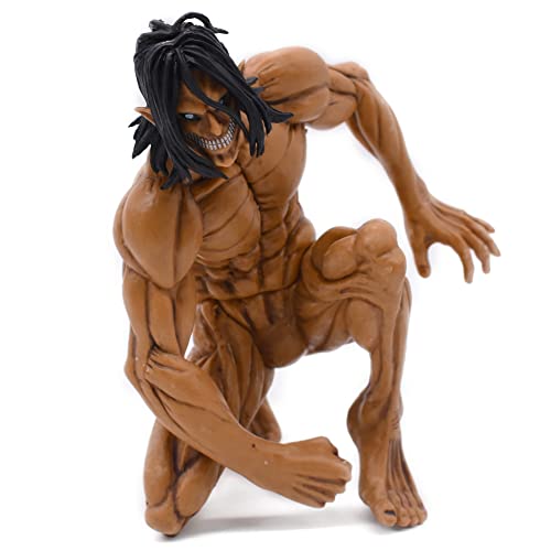Titán Estatua de PVC coleccionable para regalo, Modelo de decoración，Titán Juguetes de Personajes de Modelos de Animación Decoración de Modelos de Animación de Estatuas（13cm）