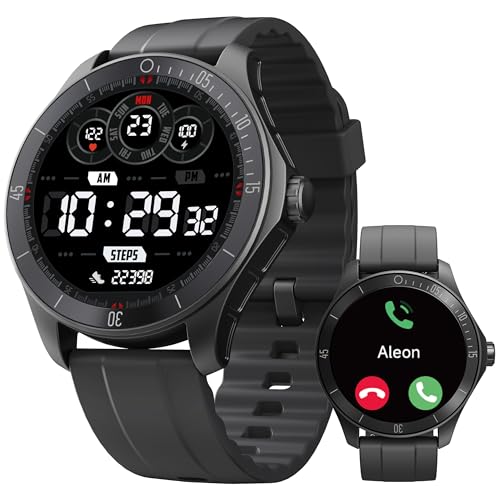TOOBUR Reloj Inteligente Hombre, Smartwatch Alexa Incorporada 44mm Pantalla IP68 Impermeable con Llamada/podómetro/Seguimiento del Frecuencia Cardíaca/Oxígeno en Sangre/Sueño, para Android iOS