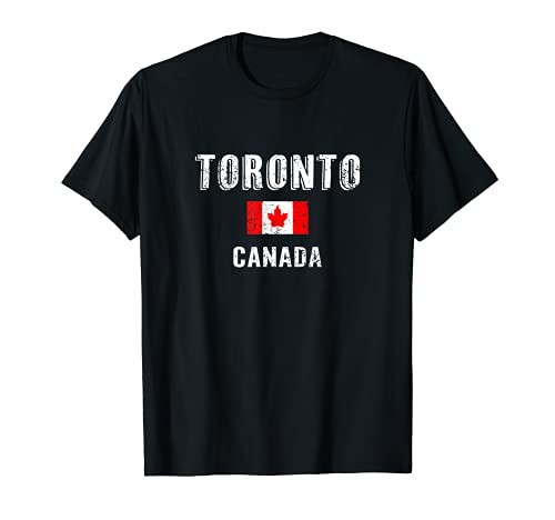 Toronto Canada Retro Vintage National Pride Regalo de recuerdo Camiseta
