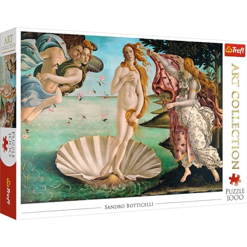 Trefl-La Nacimiento de Venus 1000 Piezas, Colección de Arte, Adultos y niños a Partir de 12 años Puzzle, Color, Sandro Botticelli