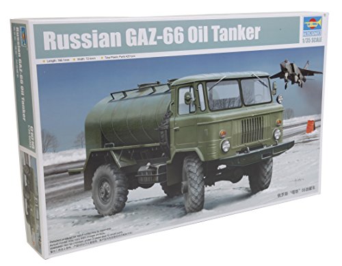 Trumpeter 01018 Kit Modelo Rusa GAZ-66 Aceite de Camiones