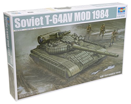 Trumpeter 01580 - Kit Modelo soviético T-64AV Modelo 1,984