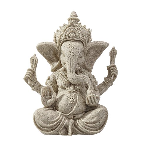 ultnice 1 pcs elefante estatua escultura gres Ganesha Buda hecho a mano figura