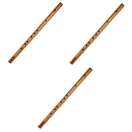 Vaguelly 3 Uds Flauta Piccolo Flauta De Quena Andina De Madera Flauta Introductoria Flauta Flauta Pequeña Instrumentos Musicales De Viento De Madera Piccolo De Madera