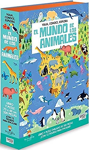 Viaja, conoce, explora - Formato A4. El mundo de los animales. Edic. ilustrado (Español)