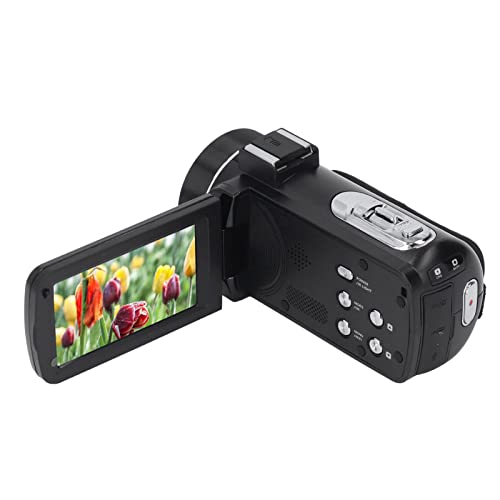 Videocámara Digital 4K Ultra HD con Zoom Digital de 18x y WiFi, Pantalla Táctil a Color IPS de 3 Pulgadas, Cámara para PC, Grabación de Video, Cámara Fotográfica, DV Portátil