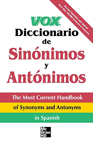 Vox Diccionario De Sinonimos Y Antonimos (VOX Dictionary Series)