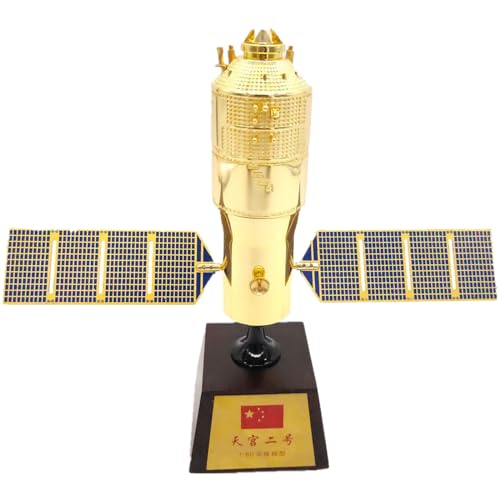 WANSUPYIN Simulación Metal Shenzhou 11 Modelo de nave espacial Modelo de satélite Escala 1/80 para regalo de colección