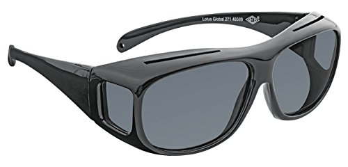 Wedo 27148599 Gafas de Sol para Automovilistas, Protección UV, Incluye Funda para Gafas, Negro