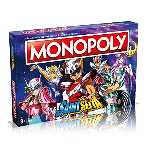 Winning Moves Juego de Mesa Monopoly Saint Seiya, hasta 6 jugadores