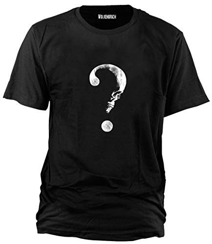 Wolkenbruch® Sputnik-Shirts - Camiseta con diseño de calavera, tallas de la M a la XXXXXL Negro L