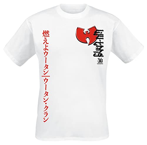 Wu-Tang Clan Swords Hombre Camiseta Blanco M 100% algodón Regular