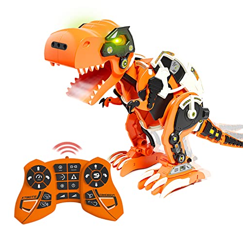 Xtrem Bots - Dinobot | Dinosaurios Juguetes 6 Años O Más | Kit Robotica 150 Piezas | Robot Juguete Teledirigido Y Programable | Robot Dinosaurio