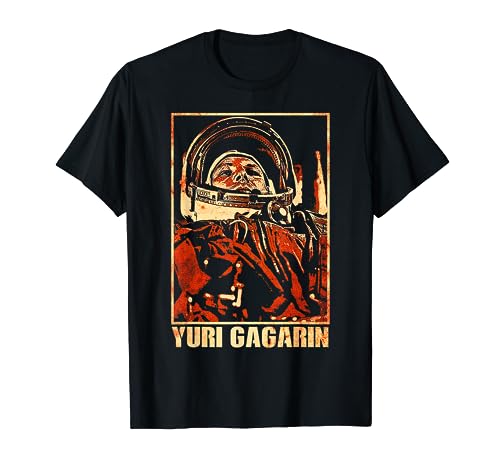 Yuri Gagarin Cosmonauta Astronauta Primera Unión Soviética Espacial Camiseta