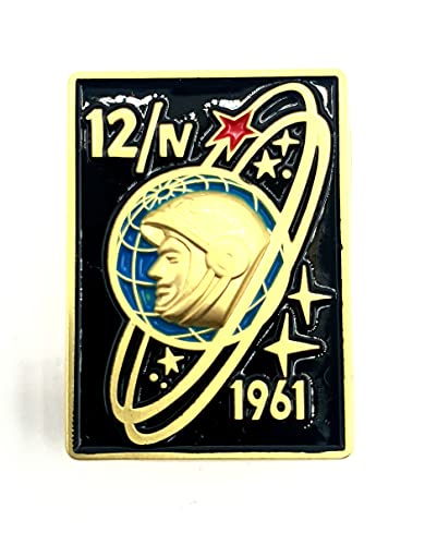 Yuri Gagarin Soviético Cosmonauta 1961 Vostok 1 Celebration Space Race Metal Esmalte Pin Insignia