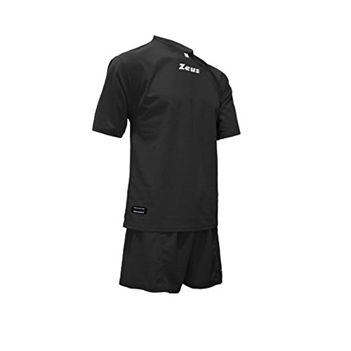 Zeus Equipaciòn para Fùtbol Kit Promo Para Hombre Sport Colour Negro (L)