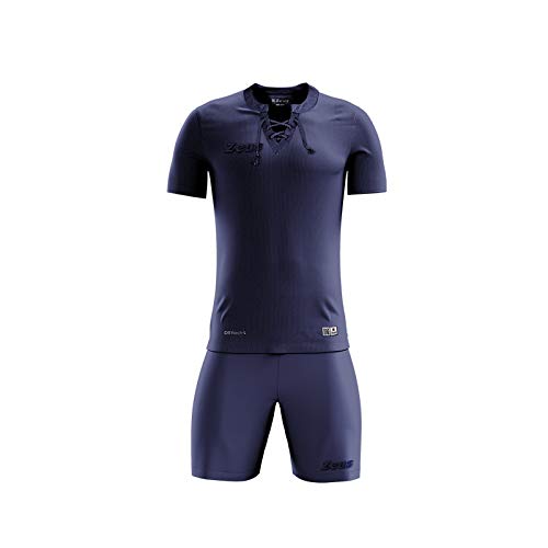 Zeus - Kit Legend Completo de fútbol, Camiseta y pantalón Corto Deportivo, Turquesa, M